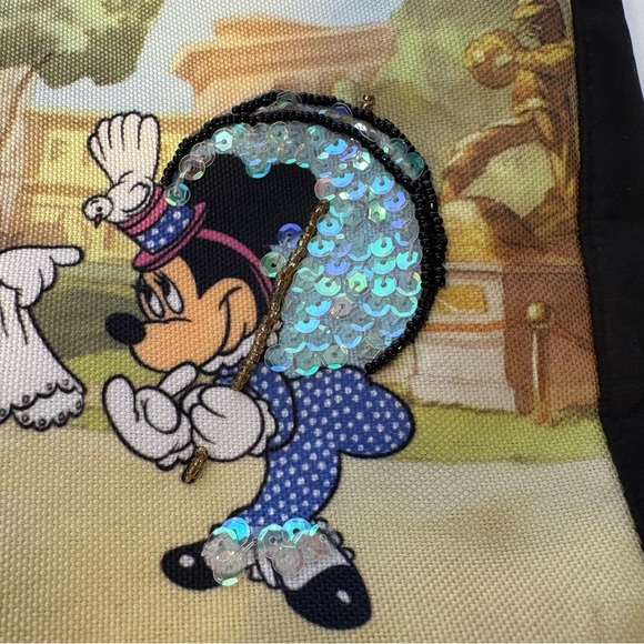 Vintage Dressed Romance Black and Multicolor Mini Bag - Picture 7 of 11